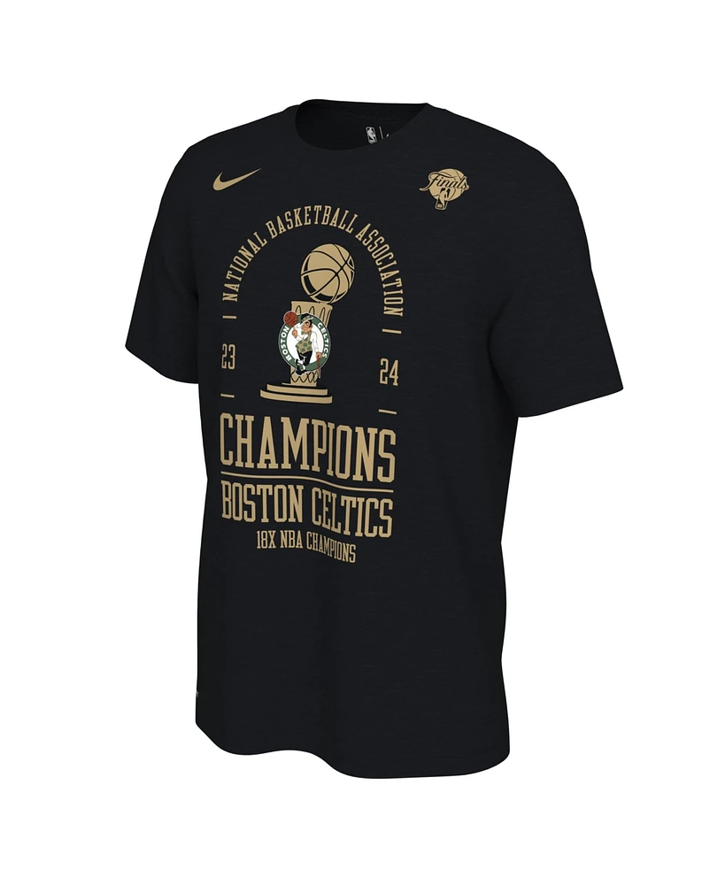 Nike Men's Boston Celtics 2024 Nba Finals Champions Locker Room T-Shirt