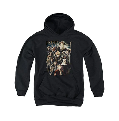 The Hobbit Boys Youth Somber Company Pull Over Hoodie / Hooded Sweatshirt