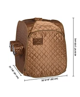 Yescom Portable Steam Sauna Tent Box Case Folding Tent Sauna Accessory Full Body Home No Steamer