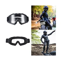 Yescom Ahr GOG01 Motorcycle Helmet Goggles Dirt Bike Motocross Riding Glasses Bendable Atv Goggles over Glasses