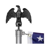 Yescom Black Eagle Flagpole Finial Top Ornament Fit 16Ft/20Ft/25Ft Pole Outdoor Yard