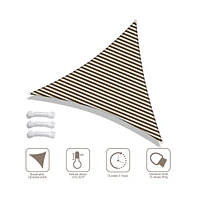 Yescom 20 Ft 97% Uv Block Triangle Sun Shade Sail Canopy Outdoor Patio Awning Yard