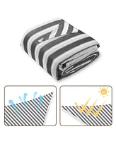 16x16 Ft 97% Uv Block Square Sun Shade Sail Hdpe Canopy Patio Park Backyard