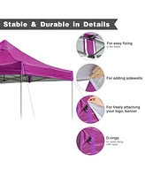 InstaHibit 9.6x9.6Ft Pop up Canopy Top Cover for Replacement UV50+ Camping Yard