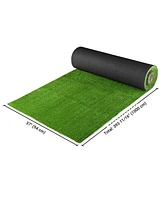 Yescom 33x3 ft Artificial Grass Mat Synthetic Landscape Fake Lawn Playground Pet Dog Turf Indoor Outdoor 2 Pack