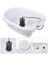 Yescom 25W Personal Foot Bath Spa Massager Machine w/ Tub Health Care Ionic Detox Home Salon