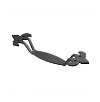4x 11" Sliding Barn Door Handle Heavy Duty Cast Iron Pull Gate Shed Cabinet Matte Black