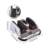 Electric Foot Massage Machine 360° Adjustable with Heat Shiatsu Roller Vibration