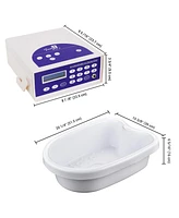 Yescom Ionic Detox Foot Bath Machine Massage Tub Kit with Array Far Infrared Belt Home