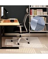 Yescom 4-Pack Office Chair Mat for Carpet 36" x 48" Pvc Floor Mat with Lip for Rolling Chair Clear Computer Desk Chair Mat Home Studio Easy