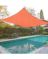 Yescom 18x18 Ft 97% Uv Block Square Sun Shade Sail Canopy Outdoor Patio Yard Poolside