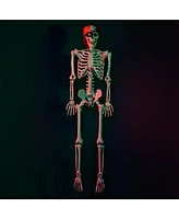Yescom 2PCS Pirate Life Size Skeleton Poseable Full Size Halloween Party Decoration Haunted House 2024