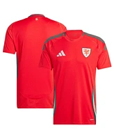 Adidas Men's Scarlet Wales National Team 2024 Home Replica Jersey