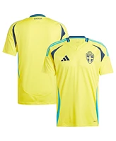 Adidas Men's Yellow Sweden National Team 2024 Home Replica Jersey