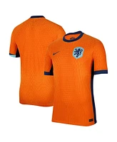 Nike Men's Orange Netherlands National Team 2024 Home Authentic Blank Jersey