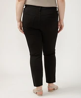 Jag Plus Cassie Mid Rise Slim Straight Leg Ponte Pants