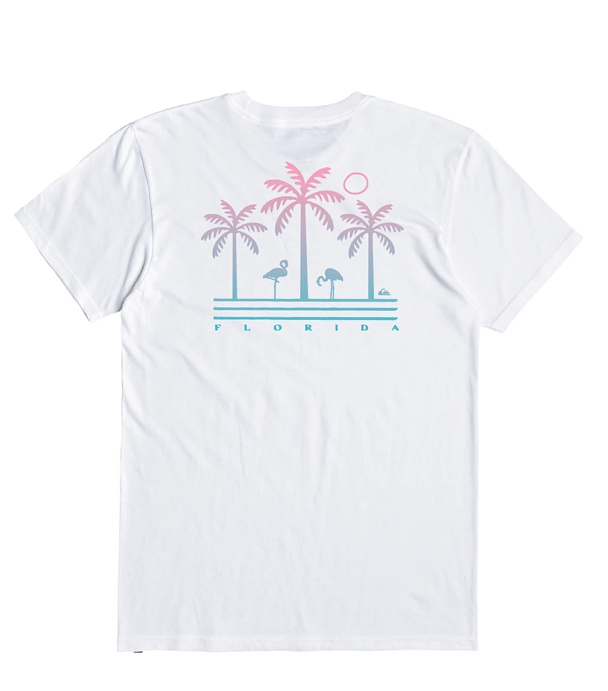 Quiksilver Men's Florida Flamingo Country Short Sleeve T-shirt