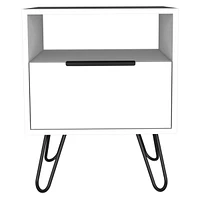 Fm Furniture Vienna Nightstand, Shelves