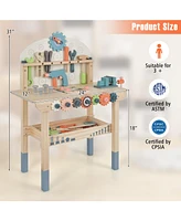 Kids Play Tool Workbench with Realistic Accessories