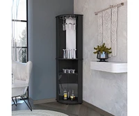 Fm Furniture Oregon Corner Bar Cabinet