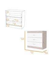 Fm Furniture Cambridge Three-Drawers Dresser