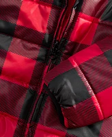 Epic Threads Little & Big Boys Buffalo Plaid Reversible Hooded Puffer Jacket, Created for Macy's