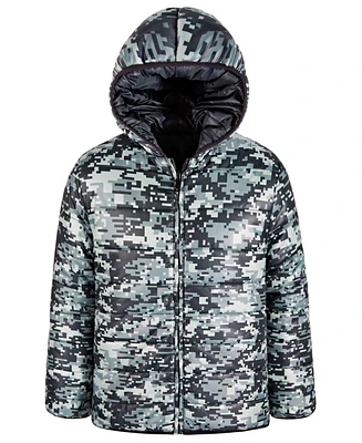 Epic Threads Little & Big Boys Camo to Solid Reversible Hooded Puffer Jacket, Created for Macy's