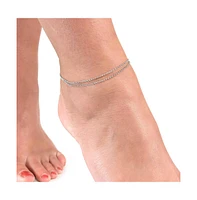 Lucy Quartermaine Double chain Drop Anklet