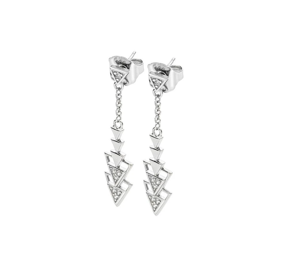 Lucy Quartermaine Art Deco Triangle Earring