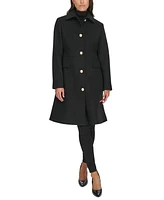 Tommy Hilfiger Women's Hooded Single-Breasted Coat, Created for Macy's