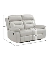 Homelegance White Label Corvallis 63" Double Reclining Love Seat