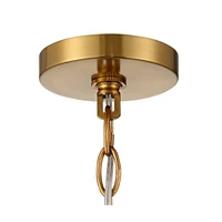 Vienna Full Spectrum Donegan Burnished Brass Crystal Chandelier 23 1/2" Wide Luxury Tiered 8-Light Fixture for Dining Room House Foyer Kitchen Island