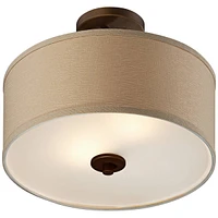 Possini Euro Design Halsted Mid Century Modern Ceiling Light Semi