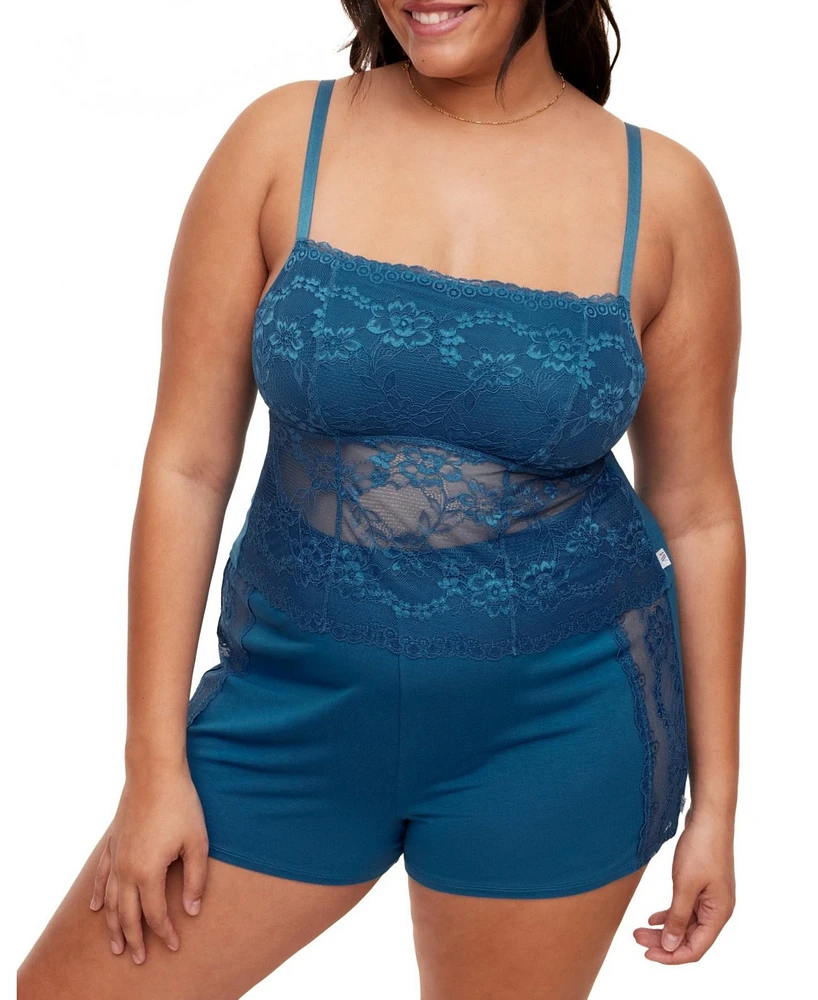 Adore Me Plus Jordyn Pajama Camisole & Shorts Set