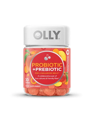 Olly Probiotic + Prebiotic Peach, 30 Count