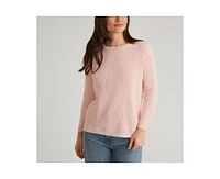 525 Women's Emma Crewneck Shaker Sweater