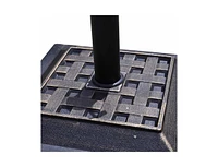 Slickblue Heavy Duty Square Umbrella Base Stand of 30 lbs for Outdoor