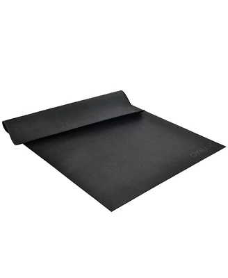 Slickblue Large Yoga Mat 6x4x8 Thick Workout Mats-Black