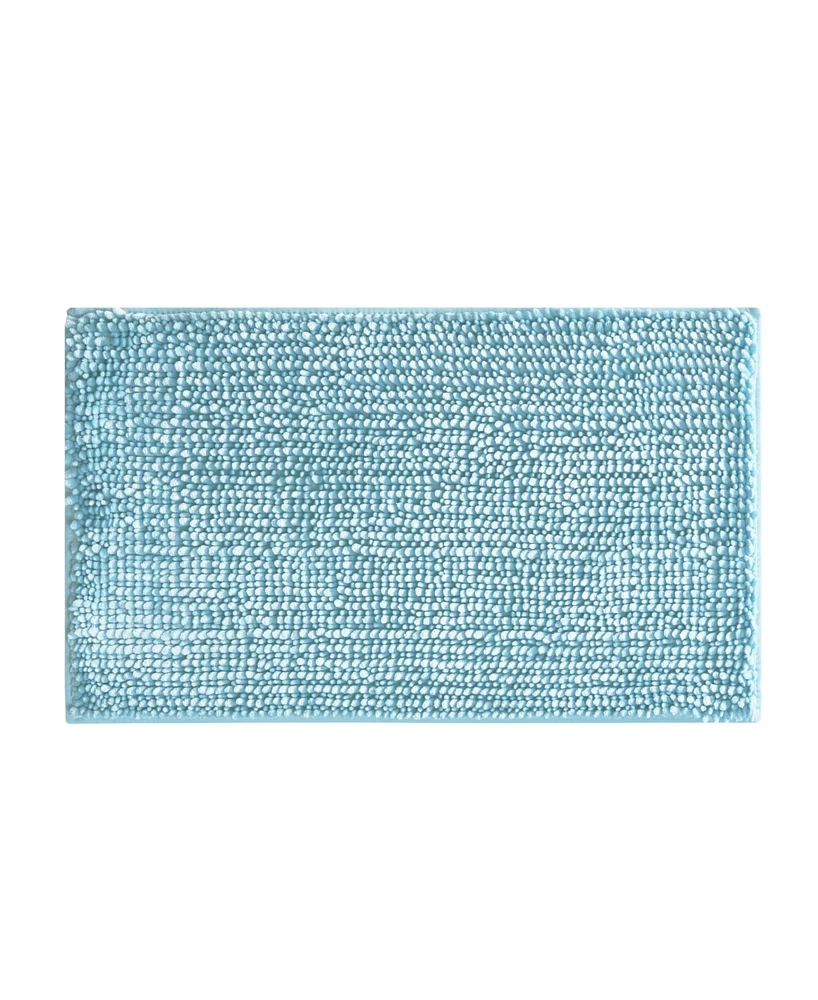 Laura Ashley Butter Chenille Bath Mat, 20" x 34"