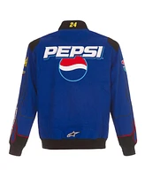 Jh Design Men's Royal Jeff Gordon Pepsi Full-Snap Twill Uniform Jacket