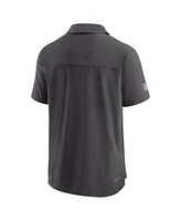 Nike Men's Black Carolina Panthers Sideline Lockup Performance Polo