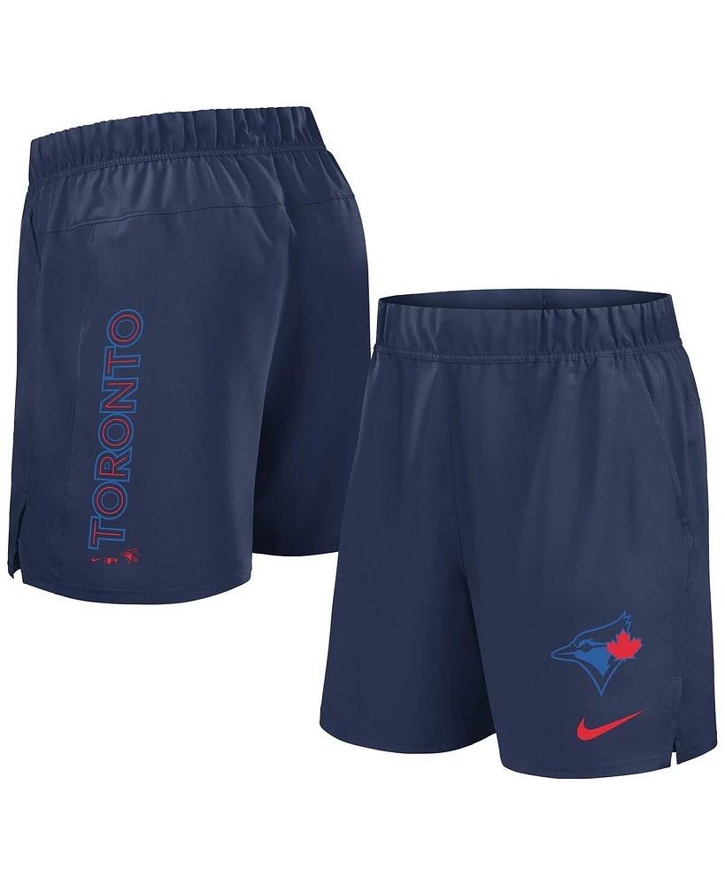 Nike Men's Navy Toronto-Blue Jays 2024 City Connect Woven Victory Performance Shorts