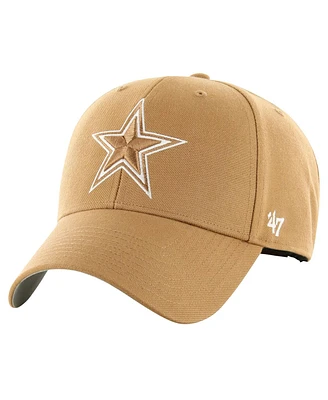 '47 Brand Men's Tan Dallas Cowboys Mvp Camel Adjustable Hat