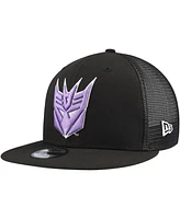 New Era Big Boys and Girls Black Transformers 9FIFTY Trucker Snapback Hat