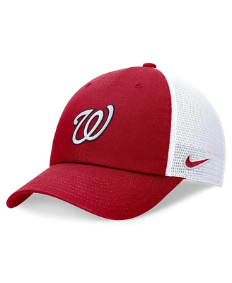 Nike Men's Red Washington Nationals Club Trucker Adjustable Hat
