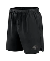 Fanatics Signature Men's Black Toronto Blue Jays Front Office Woven Shorts