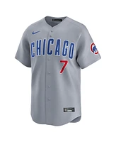 Nike Men's Dansby Swanson Gray Chicago Cubs Road Limited Player Jersey