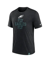 Nike Men's Heather Black Philadelphia Eagles Blitz Tri-Blend T-Shirt