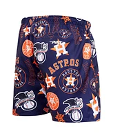 Pro Standard Men's Navy Houston Astros Toss Logo Woven Shorts