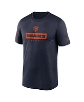 Nike Men's Navy Chicago Bears Sideline Legend Performance T-Shirt